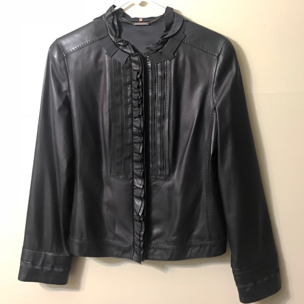 Elie Tahari Leather Jacket